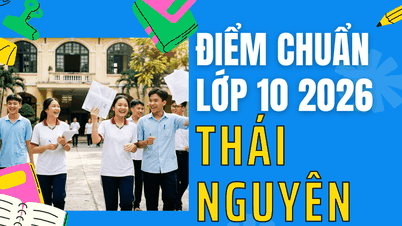 Entrance exam cutoff scores for 10th grade in Thai Nguyen in 2026.