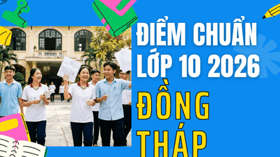 Próg wyników egzaminu wstępnego do 10. klasy w Dong Thap w 2026 r.