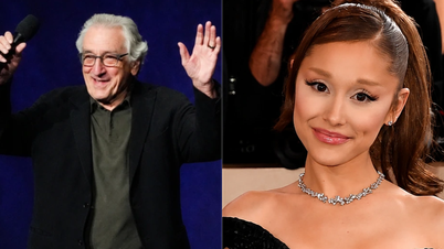 What impressed Robert De Niro about Ariana Grande after their first collaboration?