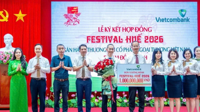 Vietcombank setzt seine Partnerschaft mit dem Hue Festival 2026 fort.