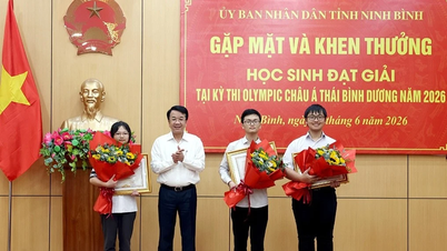 Uczniowie z Ninh Binh będą częścią reprezentacji narodowej rywalizującej na Międzynarodowej Olimpiadzie w 2026 roku.