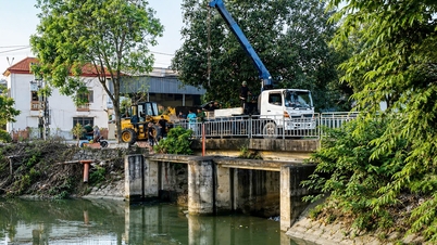 Der Bezirk Vu Ninh unternimmt erste Schritte, um das Problem des schwarzen Wassers und des weißen Schaums auf dem Kim-Doi-Kanal anzugehen.