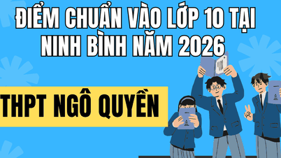 Ninh Binh'deki Ngo Quyen Lisesi'nin 2026 yılı giriş sınavı geçme notları.