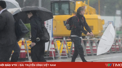 Japan: Typhoon Jangmi brings heavy rain, injuring many people.