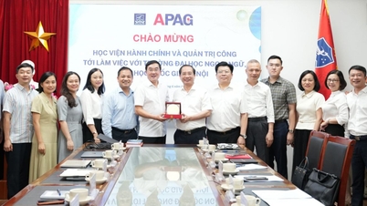 L'Académie d'administration et de gestion publiques renforce sa coopération avec l'Université des langues étrangères de l'Université nationale du Vietnam à Hanoï.
