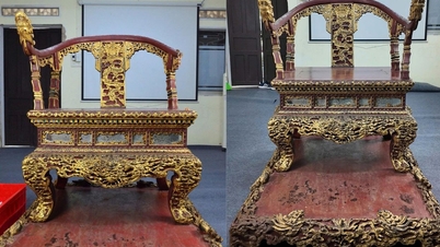 Restaurarea tronului regal al dinastiei Nguyen, o comoară națională, a fost finalizată.