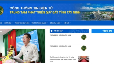 Le Centre de développement foncier de Tay Ninh lance son portail en ligne.