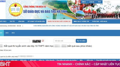 Risultati degli esami di decima classe di Ha Tinh 2026: link per una consultazione rapida e precisa.