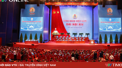 Siaran langsung sesi khidmat Kongres ke-14 Kesatuan Sekerja Vietnam.