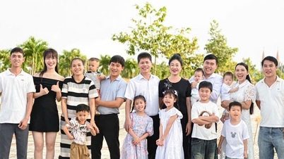 Three sisters married three brothers from Nghe An, and the in-laws are as close as one family.