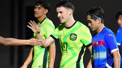 In de doorweekte wedstrijd op het Zuidoost-Aziatische U19-kampioenschap werden 10 doelpunten gescoord.