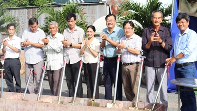 La comuna de Chợ Mới comienza la construcción del puente cerca de la escuela primaria A de Kiến An.