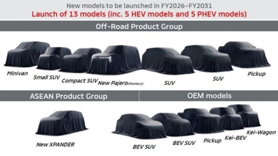 Den nya generationen Mitsubishi Xpander har avslöjats, med en fyrkantig SUV-design.