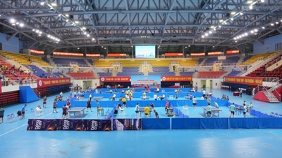 Upacara Pembukaan Kompetisi Tenis Meja - Festival Olahraga Provinsi Quang Ninh ke-10