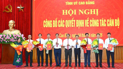 Cao Bang annonce ses décisions concernant les questions de personnel.