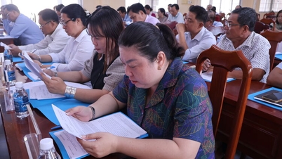 Thanh Loc község felülvizsgálja a kétszintű helyi önkormányzati rendszer bevezetésének egy évét.