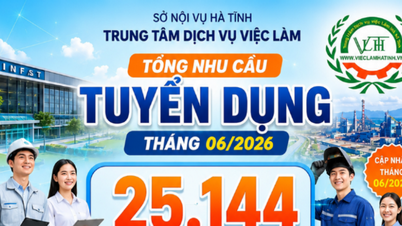 Ha Tinh: Yli 25 000 työpaikkaa odottaa työntekijöitä kesäkuussa 2026.