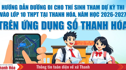 Directions for candidates taking the 10th grade entrance exam in Thanh Hoa via the Thanh Hoa digital application.