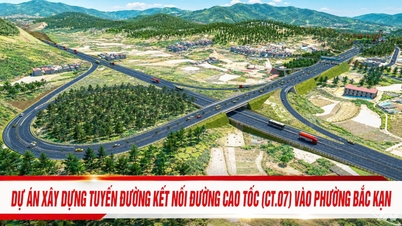 Construirea unui drum care să conecteze autostrada expres CT.07 cu cartierul Bac Kan.