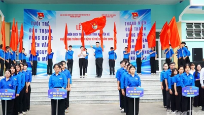 Quartier de Dao Thanh : Lancement de la campagne de bénévolat des jeunes pour l'été 2026