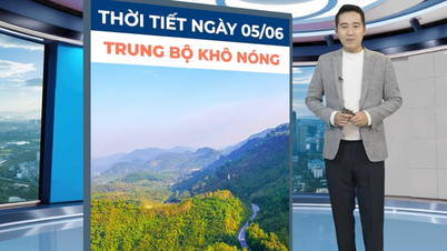 Vejrudsigt for 5. juni: Hedebølgen i det nordlige Vietnam aftager, bjergområder advares om tordenvejr og lyn.