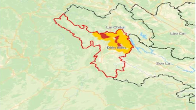 Seksten kommuner og valgkredse i Dien Bien-provinsen ligger i områder, der er i risiko for oversvømmelser og jordskred.