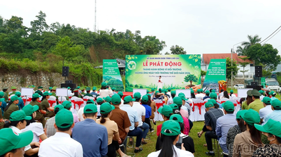 Lancering af "Måned for miljøhandling 2026" i Lao Cai-provinsen.