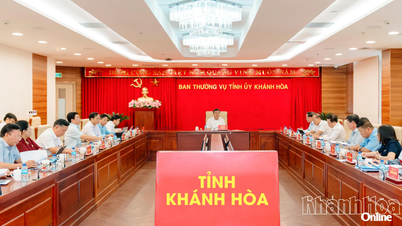 Ban Thường vụ Tỉnh ủy Khánh Hòa cho ý kiến đối với nhiều nội dung quan trọng