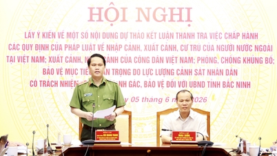 Bac Ninh: Søger feedback på udkastet til inspektionsrapport fra Ministeriet for Offentlig Sikkerhed.