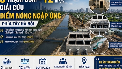 Redning af de lavtliggende områder i det vestlige Hanoi fra oversvømmelsernes mareridt.