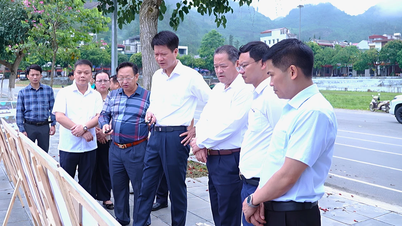 Der stellvertretende Sekretär des Provinzparteikomitees und Vorsitzende des Komitees der Vaterländischen Front Vietnams der Provinz besichtigte Projekte in der Gemeinde Muong Khuong.