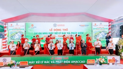 ហាណូយ៖ ការសាងសង់រោងចក្រប្រព្រឹត្តកម្មកាកសំណល់ និងផលិតថាមពលបានចាប់ផ្តើមហើយ ជាមួយនឹងការវិនិយោគចំនួន ៣.០០០ ពាន់លានដុង។