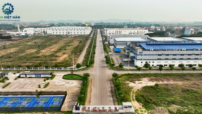 Vietnam-Korea Industripark: En "magnet", der tiltrækker milliarder af dollars i investeringer langs den vigtige motorvej Hanoi-Lang Son.