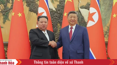Kiinan presidentti Xi Jinping valtiovierailulla Pohjois-Koreassa.