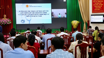 Ngành Y tế tỉnh Lào Cai tham dự Hội nghị trực tuyến hướng dẫn thu thập, cập nhật, kết nối liên thông dữ liệu khám sức khỏe và tạo lập, cập nhật Sổ Sức khỏe điện tử trên ứng dụng VneID