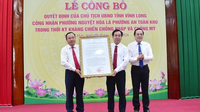 El barrio de Nguyet Hoa, en la provincia de Vinh Long (anteriormente parte de la ciudad de Tra Vinh), ha anunciado una importante decisión del Comité Popular Provincial.