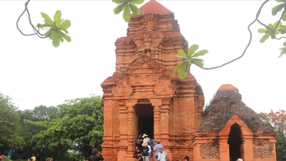 Mùa hè rộn ràng dưới chân tháp Pô Sah Inư