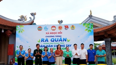 Xã Ngọc Hồi ra quân hưởng ứng phong trào “Toàn dân chung tay bảo vệ môi trường, vì Thủ đô xanh - sạch - đẹp”