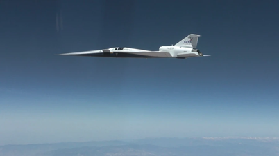 NASA melengkapkan penerbangan supersonik pertama.