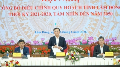 Lam Dong province announces planning adjustments, shaping a new growth pole.