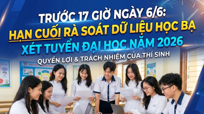 Sebelum pukul 17.00 pada tanggal 6 Juni: Batas waktu untuk meninjau transkrip akademik untuk penerimaan universitas tahun 2026.