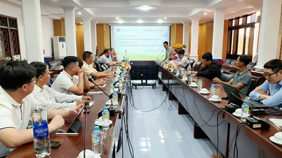 ການຝຶກອົບຮົມສາກົນກ່ຽວກັບທັກສະການວິນິດໄສຄວາມຜິດໃນໂຮງງານໄຟຟ້າພະລັງງານລົມ.