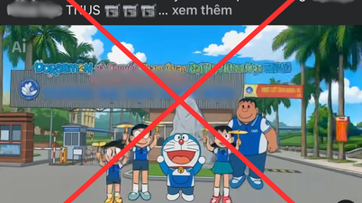 Halaman penggemar di Thai Nguyen secara bersamaan menghapus video Doraemon yang mempromosikan sekolah.