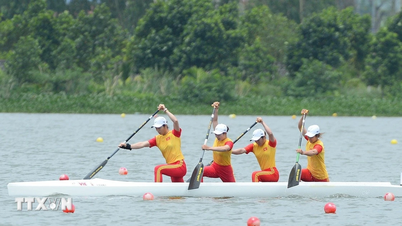 Tay chèo Diệp Thị Hương giành 3 HCV tại Giải vô địch trẻ và U23 canoeing châu Á