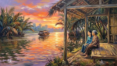 Chiều buông sông vắng