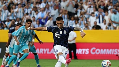 Argentina thắng nhẹ Honduras 2-0: Lautaro Martinez và Giuliano Simeone tỏa sáng khi vắng Messi