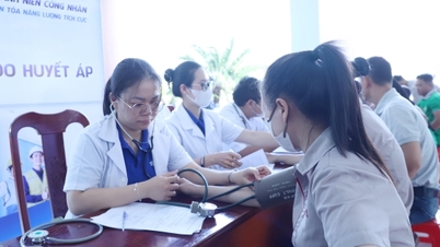 Hơn 1.000 công nhân được khám bệnh, cấp thuốc miễn phí