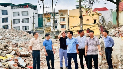 «Rask» rydding av tomter for det gamle leilighetskomplekset Dong Quoc Binh.