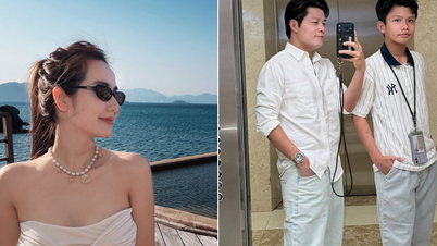 Celebrity news on June 7th: Huyền Lizzie looks stunning by the blue sea, Nguyễn Văn Chung is moved to tears because of his son.