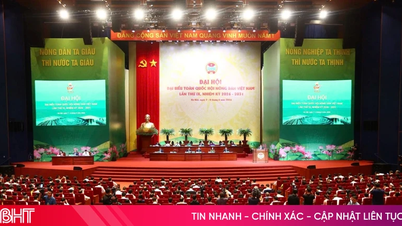 Sáng nay, khai mạc phiên trọng thể Đại hội đại biểu toàn quốc Hội Nông dân Việt Nam lần thứ IX